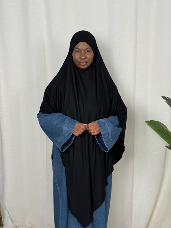 Khimar Noor Schwarz