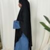 Khimar Noor Schwarz