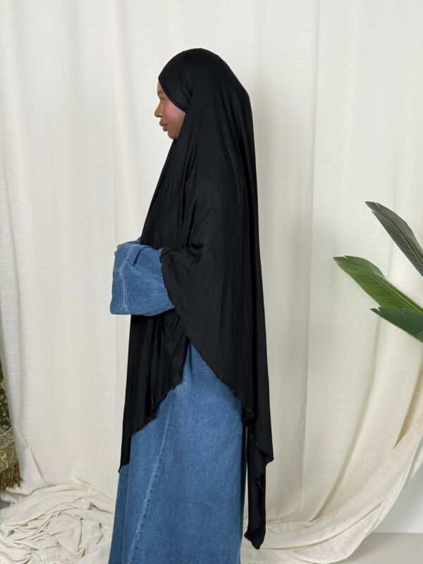 Khimar Noor Schwarz