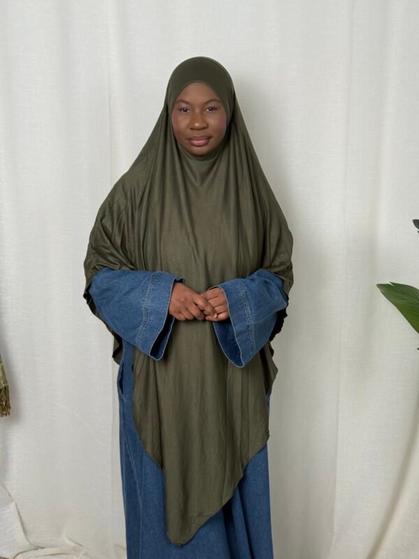 image00007 Khimar Noor Olive Grün