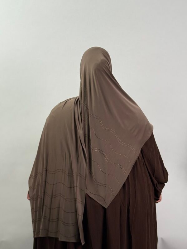 image00026 Liquid Jersey mit Steine Braun