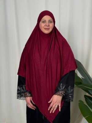 Khimar Haya Bordeaux