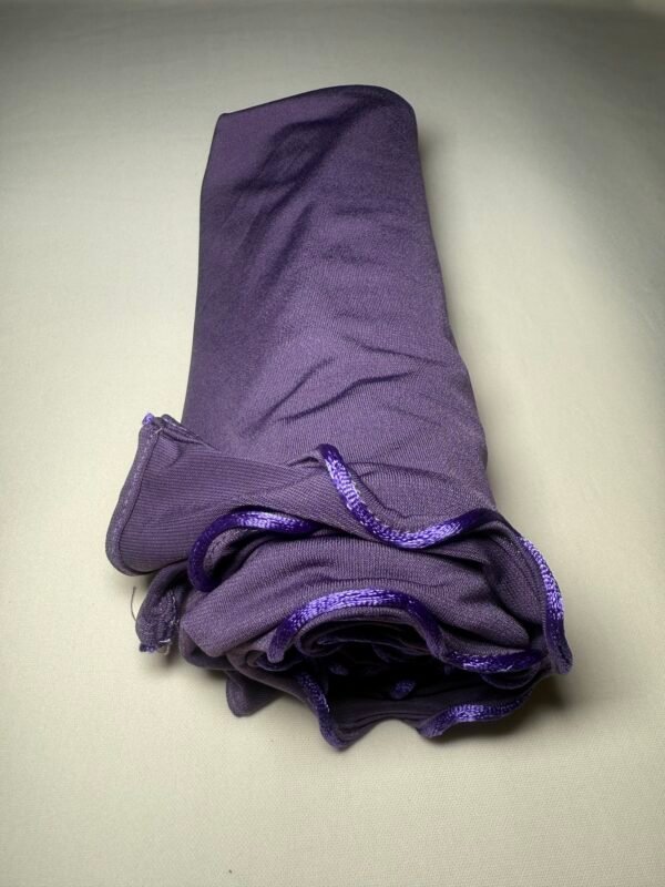 Satin Jersey mit Wellen Navy