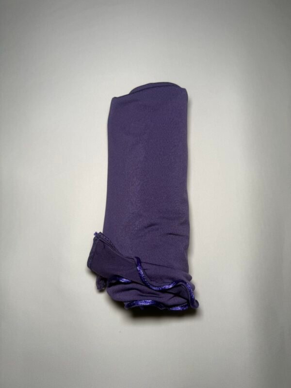 Satin Jersey mit Wellen Navy