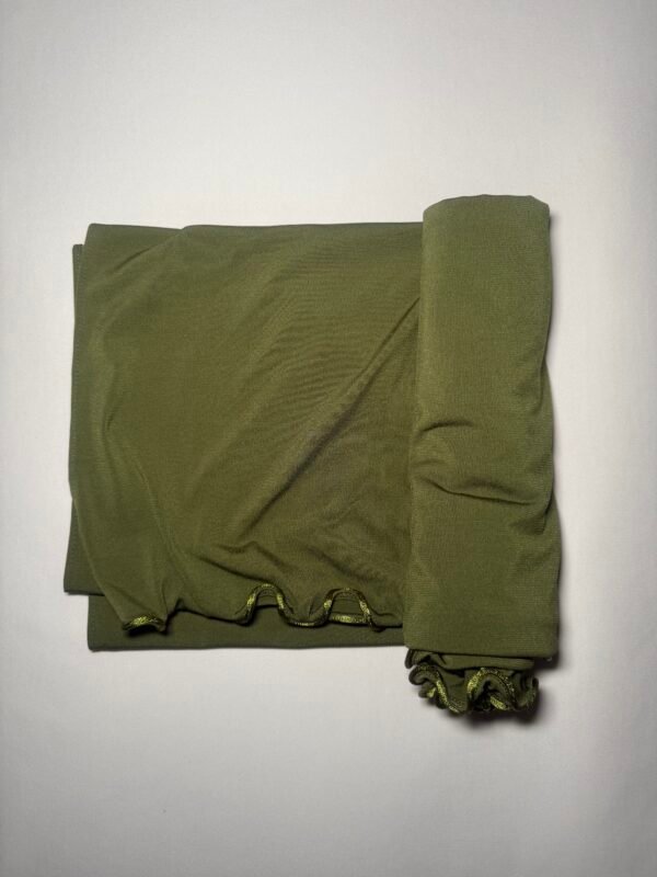 Premium Jersey mit Wellen Oliv grün