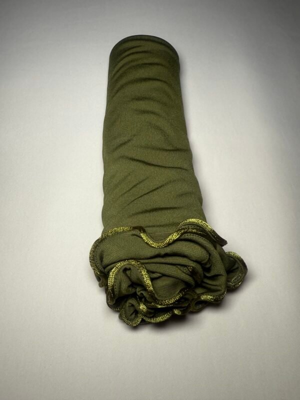 Premium Jersey mit Wellen Oliv grün