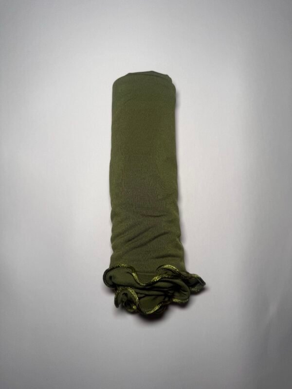 Premium Jersey mit Wellen Oliv grün