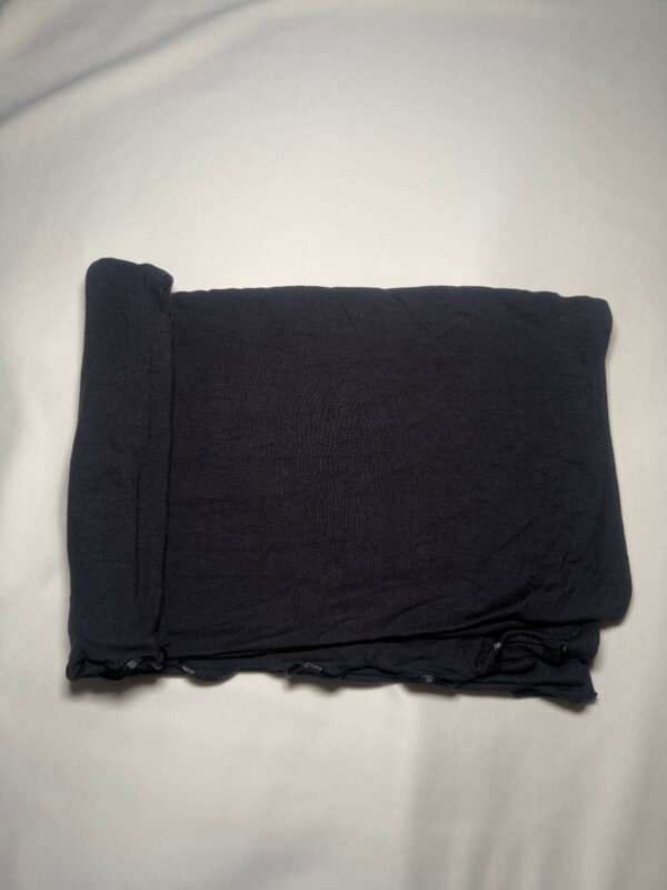 Cotton Jersey mit Wellen Schwarz