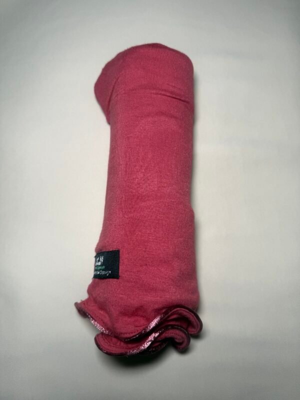 Cotton Jersey mit Wellen Pink