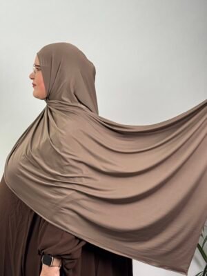 Liquid Jersey Dunkelbraun