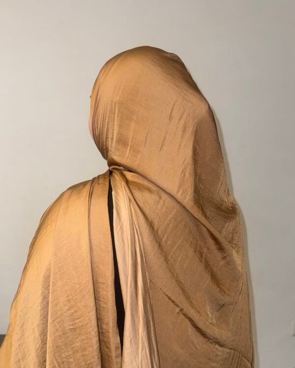 Satin Velvet Limette Braun