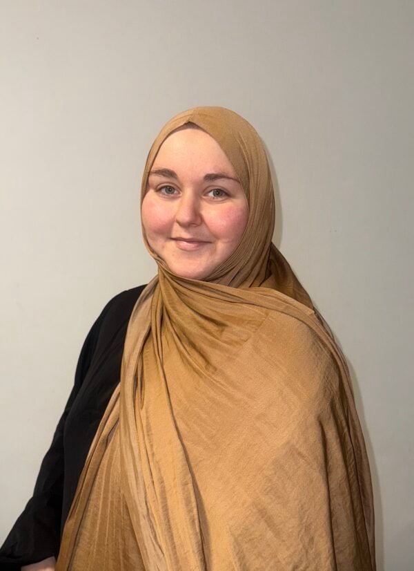 Satin Velvet Limette Braun