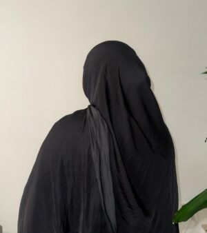 Satin Velvet Schwarz