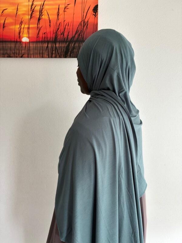Bamboo Jersey Ocean Gray