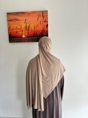 Bamboo Jersey Nude Brown