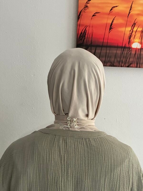 Hijab To Go with Lace Beige