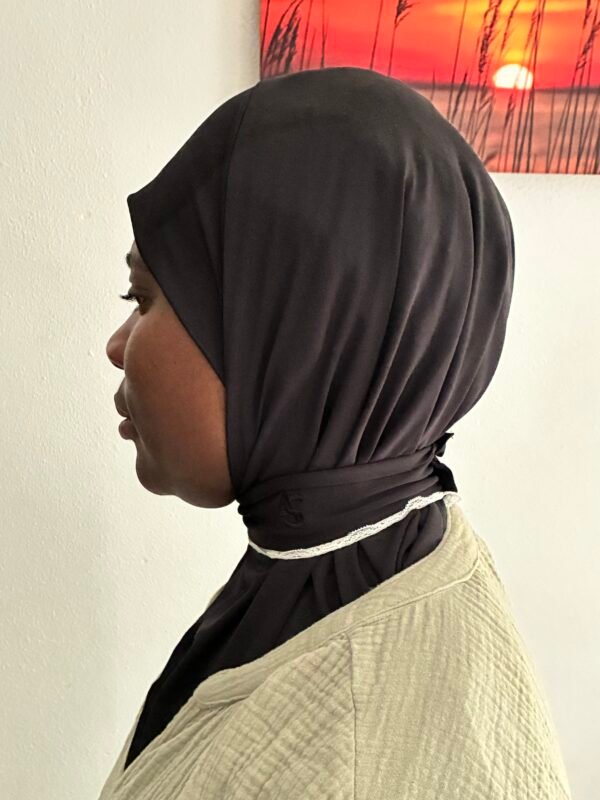Hijab To Go with Lace Black
