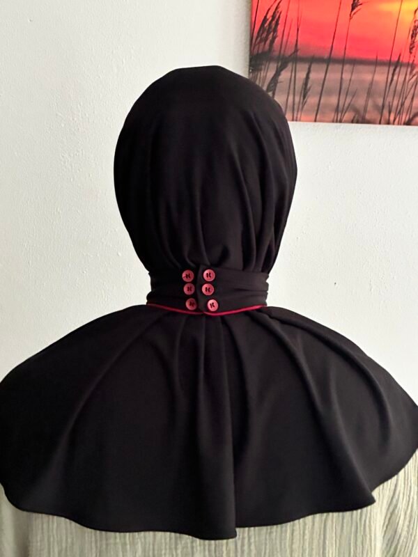Hijab To Go with Edge Black