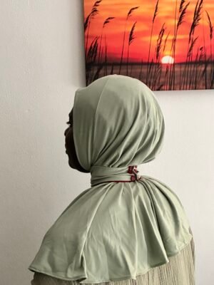 Hijab To Go with Edge Pistazie