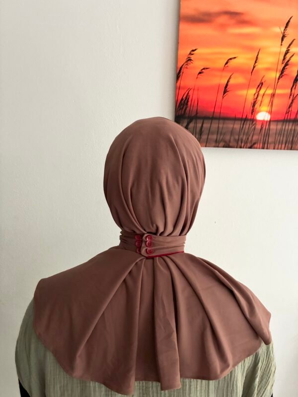 Hijab To Go with Edge Brown