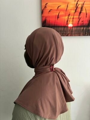 Hijab To Go with Edge Brown