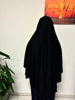Khimar Layyin Schwarz
