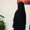 Khimar Layyin Schwarz
