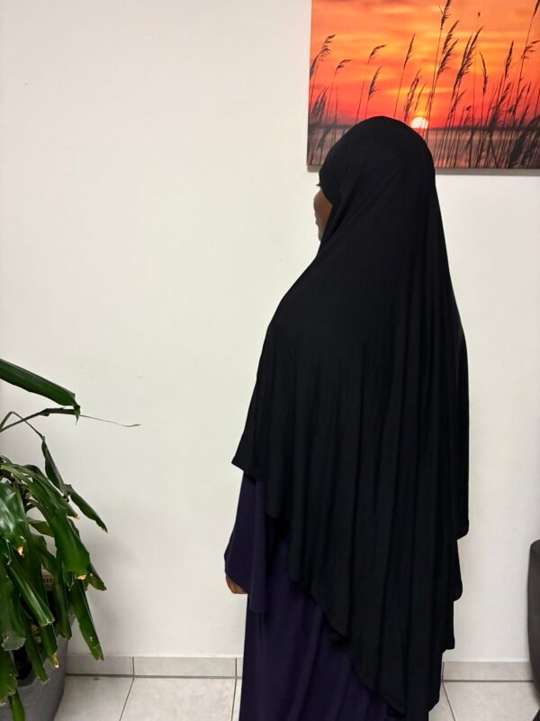 Khimar Layyin Schwarz